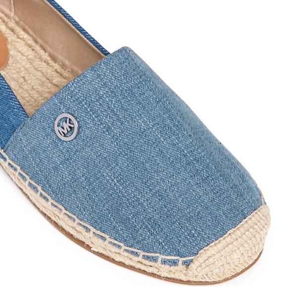 Michael Kors | Shoes | Michael Kors Denim Kendrick Espadrilles Slip On Shoes  Womens Like New | Poshmark